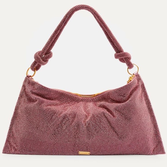 cult gaia Handbags - 💕NWT Cult Gaia Hera Knotted Rhinestone Mini Shoulder Bag